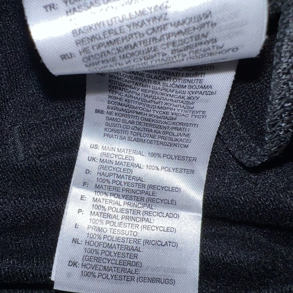 Adidas ORIGINAL Women’s Logo Track Pants Size Small Black/Gold - Picture 11 of 13